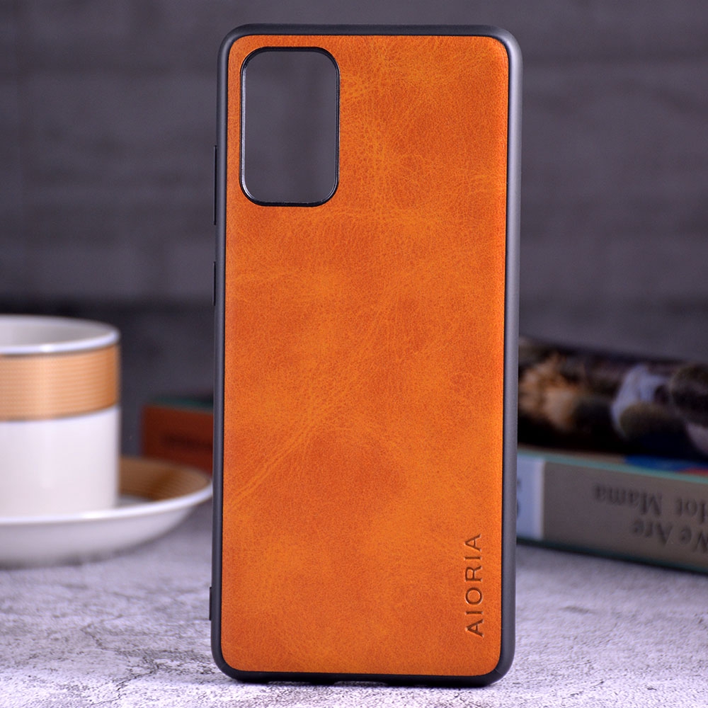 Ốp Điện Thoại tpu + pc Phối Da pu Kiểu Doanh Nhân Cho samsung galaxy s20 plus ultra s10 s10e 5g note 10 lite