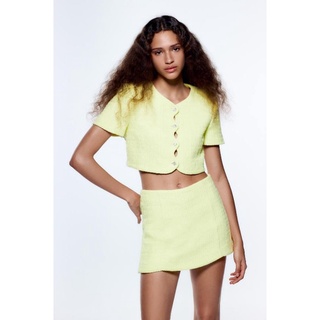 Set vest dạ đùi công sở, set bộ croptop