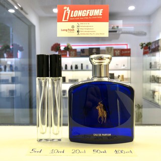 Mẫu thử nước hoa nam polo blue màu xanh dương edp - chiết nước hoa 5ml 10ml 20ml