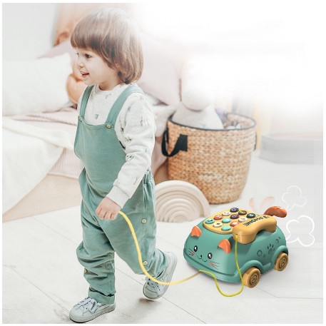 Điện Thoại Ô Tô Đồ Chơi 2 Trong 1 Cho Bé