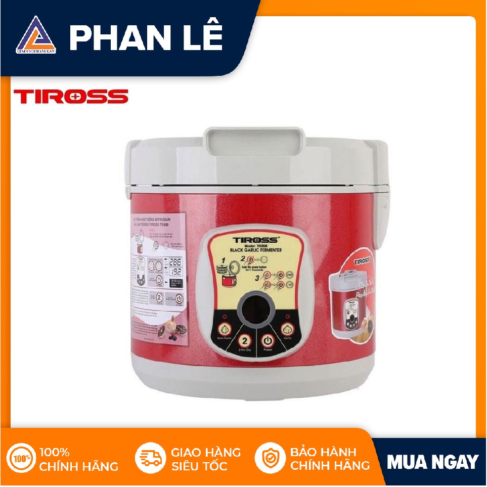 Máy làm tỏi đen Tiross TS906-đỏ