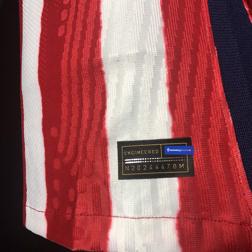 Áo đấu Atletico Madrid sân nhà 2020-2021 đỏ sọc trắng, áo Atletico đỏ sọc trắng sân nhà 2020-2021 SF