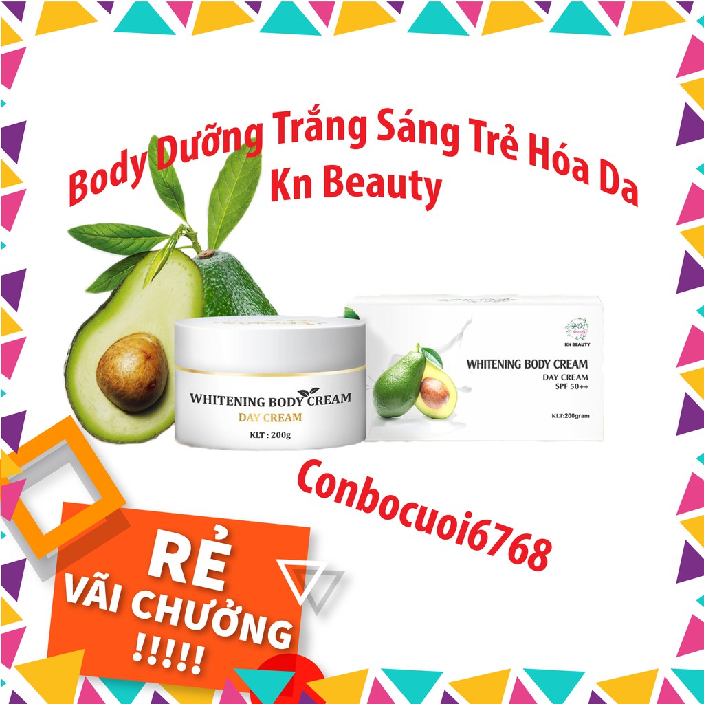 Kem Dưỡng Da Body KN Beauty Whitening Body Cream