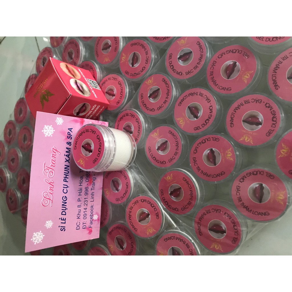 dưỡng thâm loang sau phun môi