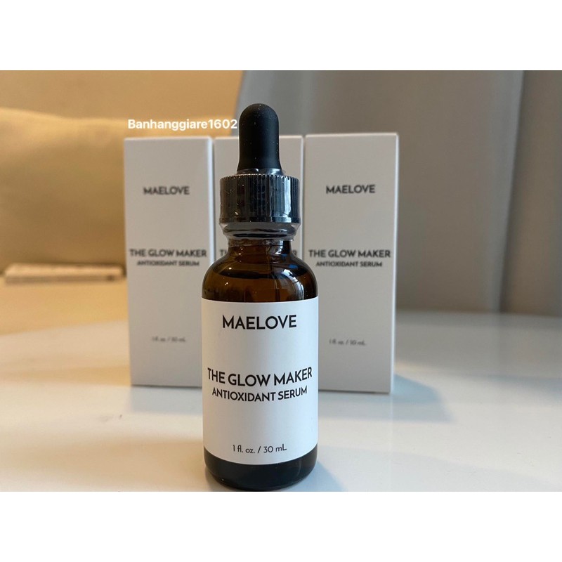 MAELOVE Serum làm sáng da The Glow Maker Antioxidant (bill Mỹ)