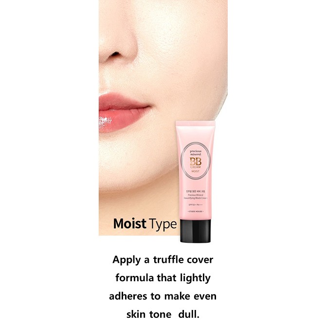 [Etude House] Precious Mineral BB Cream Moist SPF50+ / PA+++, 45 g | BigBuy360 - bigbuy360.vn