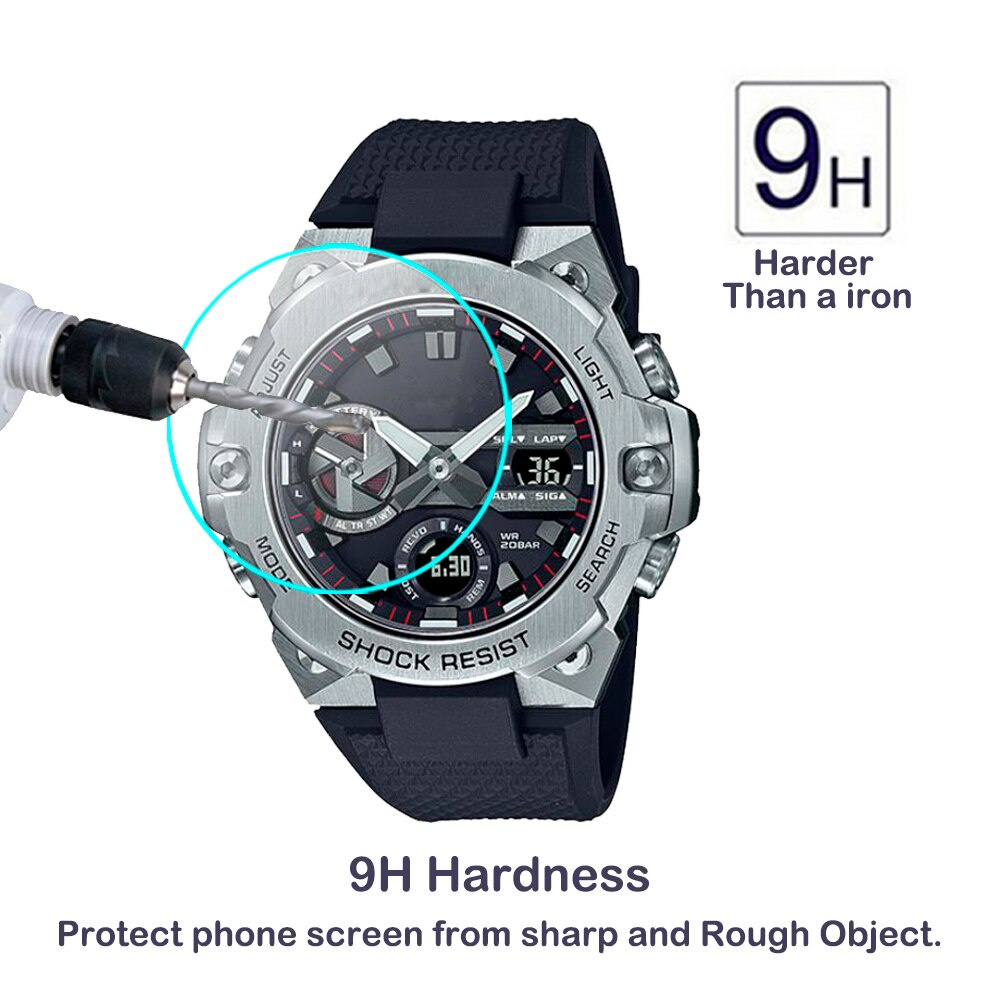 Set 2 kính cường lực YIFILM HD trong suốt bảo vệ màn hình casio g-shock gstb400 gst-b400d gst-b400bd/b400/b400ad 2.5d
