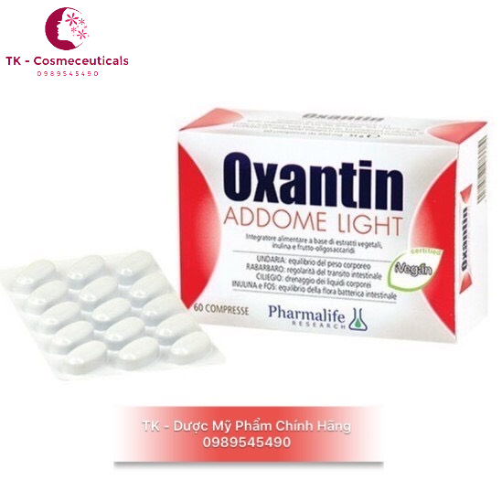 Viên Uống OXANTIN ADDOME LIGHT Pharmalife Hỗ Trợ Giảm Cân An Toàn Hiệu Quả  - Hộp 60 viên