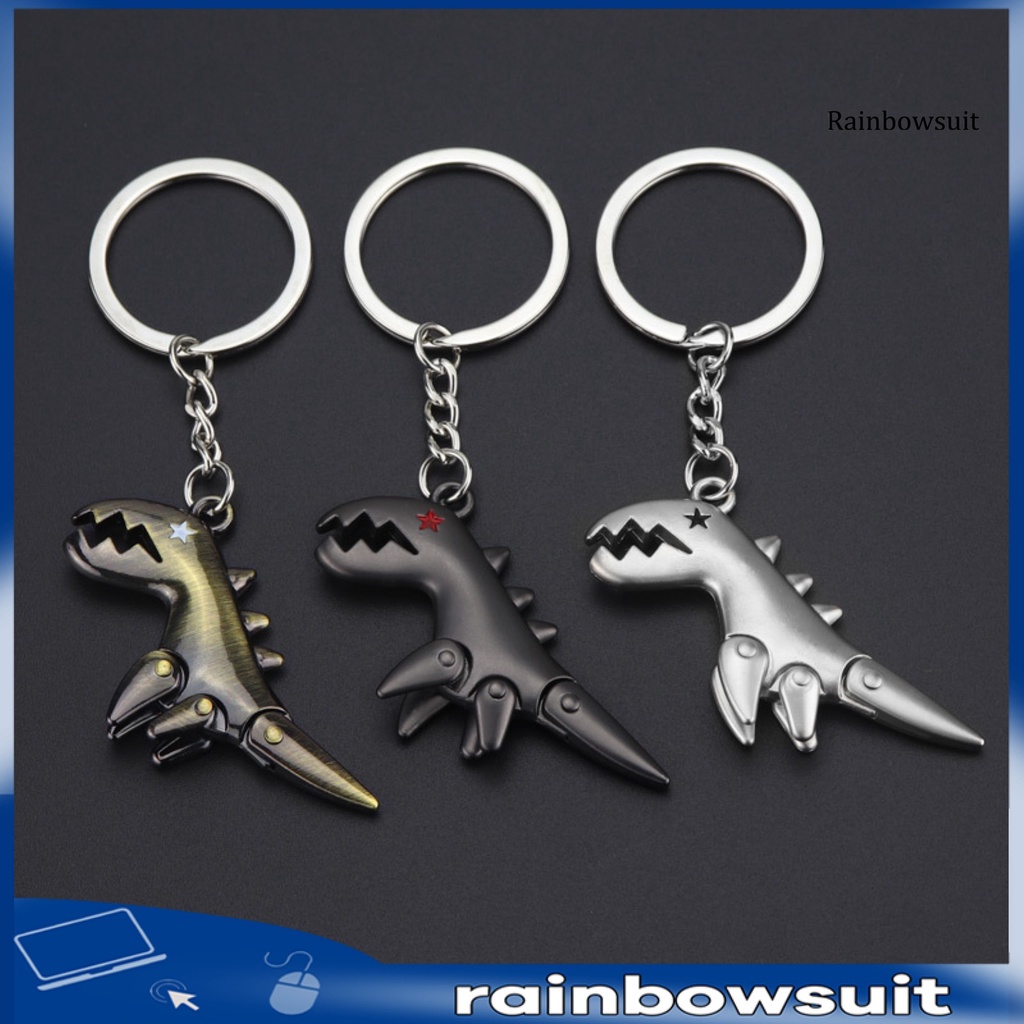 Móc Chìa Khóa Hình Khủng Long Phong Cách Retro