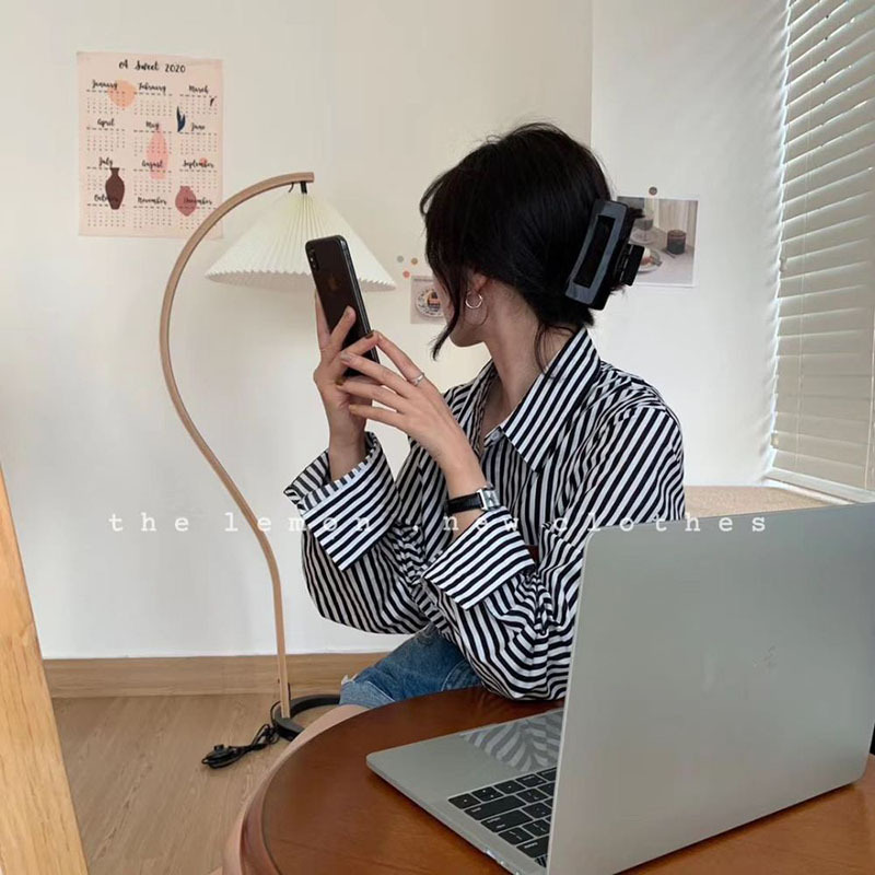 Kẹp tóc SUXI nhựa acrylic thiết kế hình chữ nhật phong cách Hàn Quốc