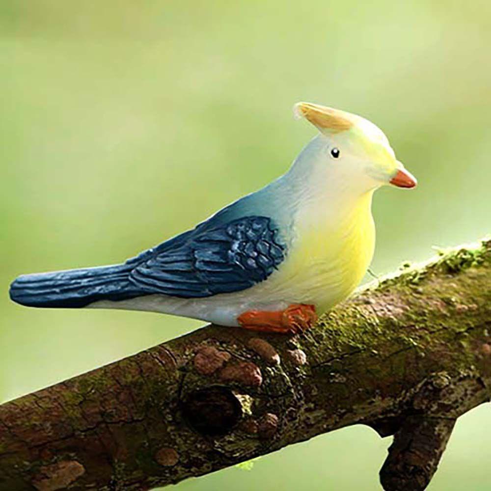 Mô Hình Chú Chim Mini Trang Trí Sân Vườn