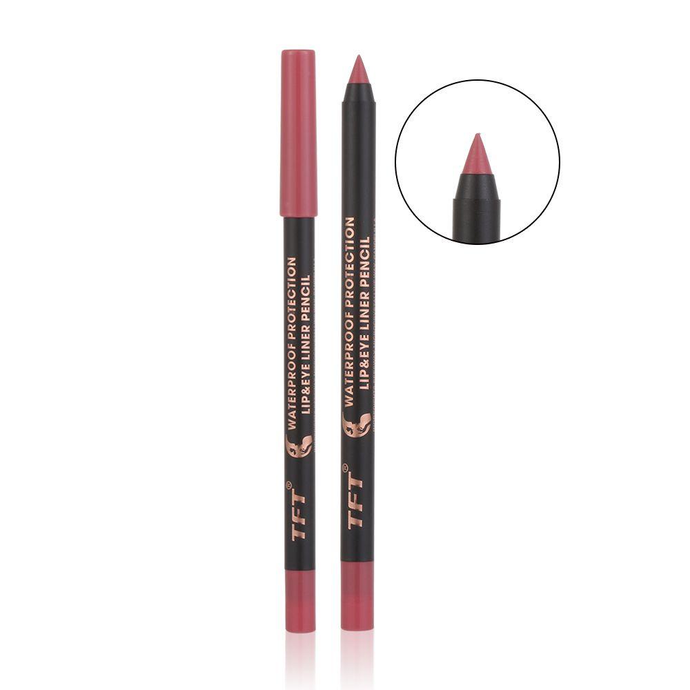 MIHAN1 2 Pcs Hot Sale Eyeliner Eyeshadow Pencil Fashion Colourful Pigment Lip Liner Pen New Makeup Beauty Long Lasting Eye Cosmetics Waterproof