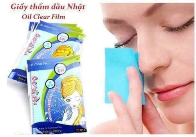 Giấy thấm dầu Jomi Nhật Bản 70 tờ Oil Clear Film