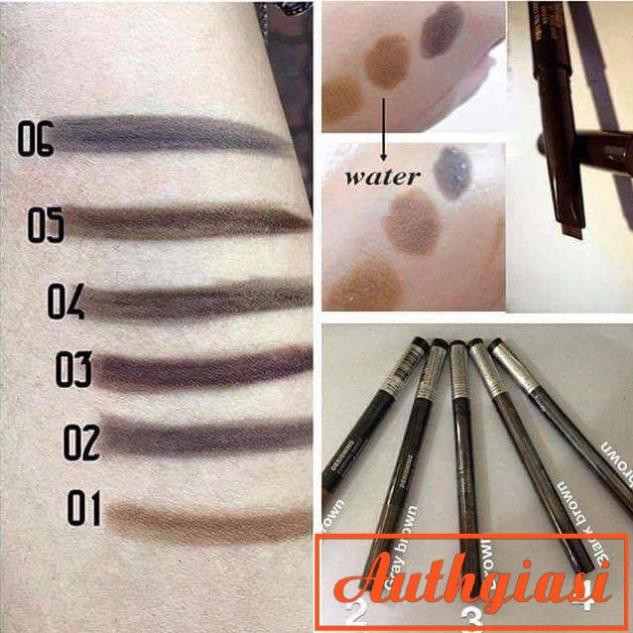 Chì kẻ mày TFS Designing Eyebrow Pencil The Face Shop 2 đầu 01-06 kẻ cực thích -kiwikiwi