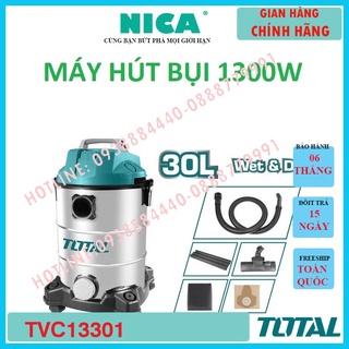 1300w máy hút bụi 30l total tvc13301