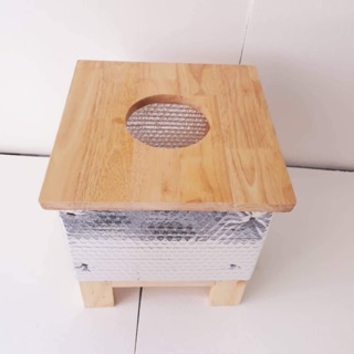 Ghế gỗ xông vùng kín tặng bọc cách nhiệt