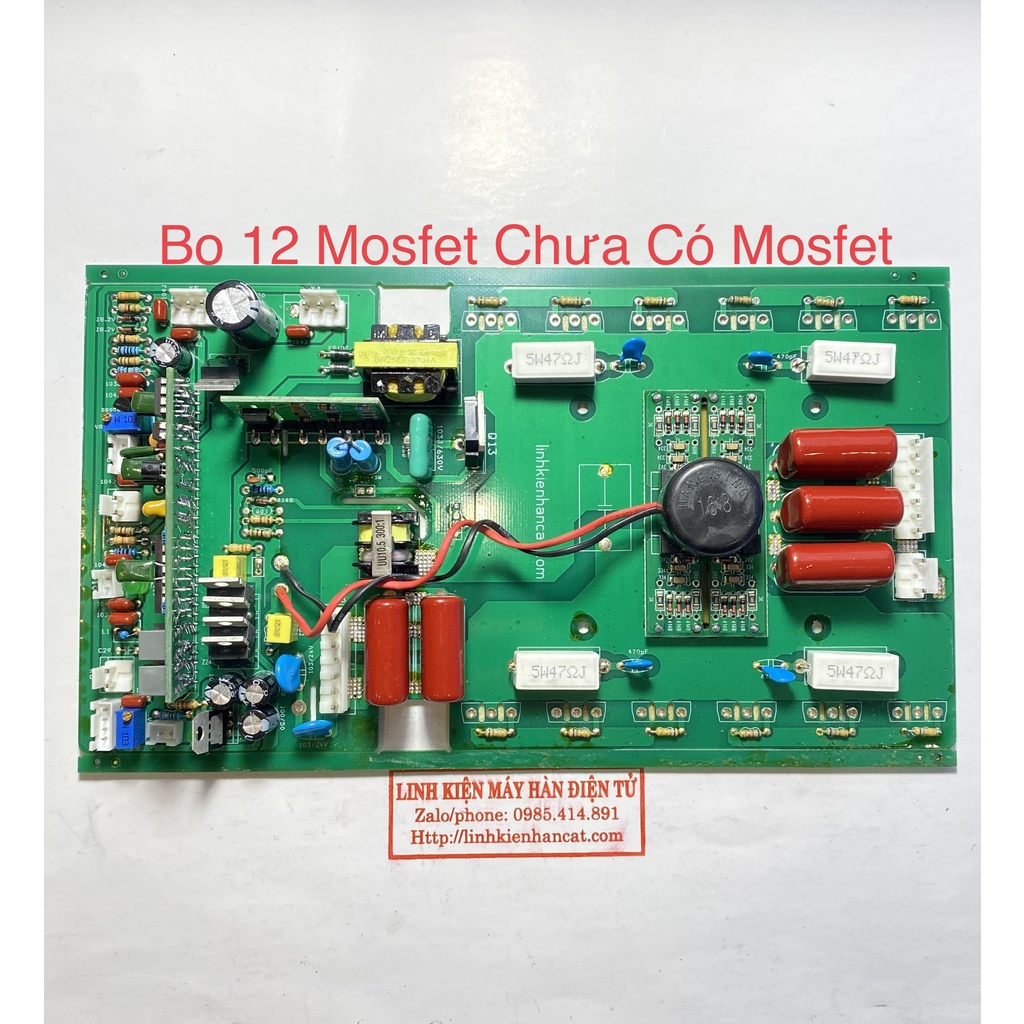 Bo 12 Mosfet Tích Que Chưa Có 12 Mosfet - Bo Công Suất Máy Hàn