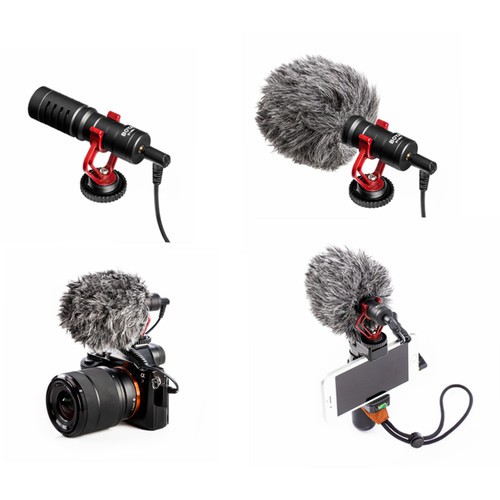 Micro thu âm cao cấp cho máy ảnh DSLR, điện thoại - BOYA MM1