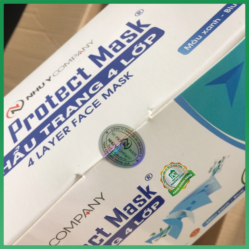 Khẩu Trang Y Tế 4 Lớp NY Protect Mask Kháng Khuẩn Cao Cấp Hộp 50 Chiếc | BigBuy360 - bigbuy360.vn
