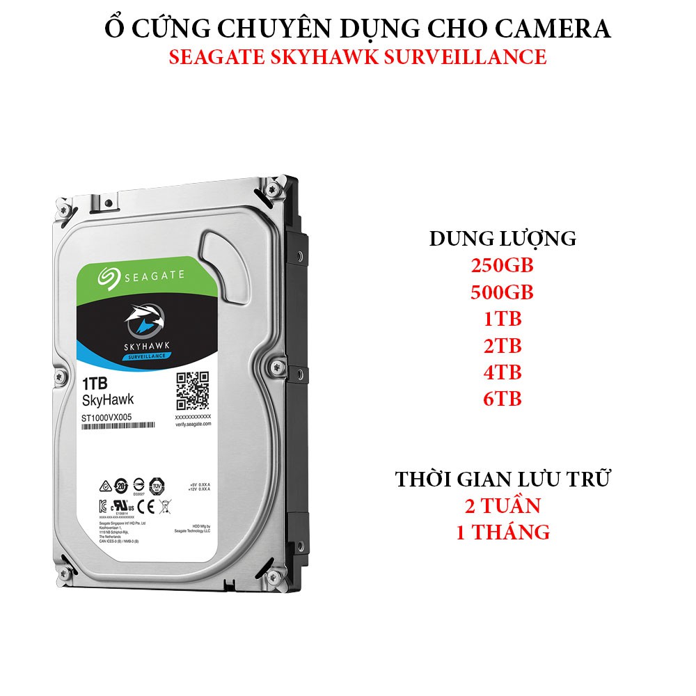 Trọn bộ 1-4 mắt camera an ninh giám sát cho gia đình, biệt thự, trường học, nhà xưởng, trang trại chính hãng HikVision