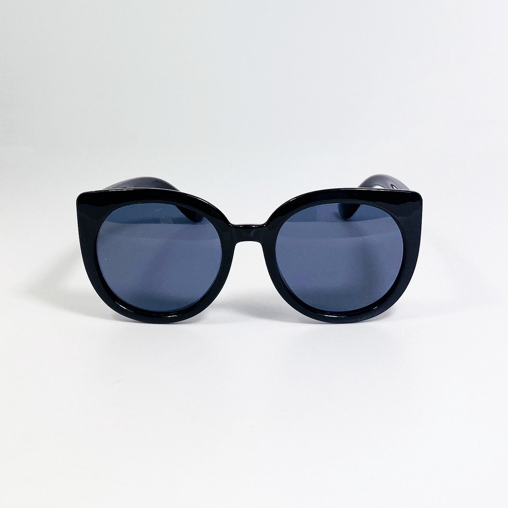 Kính mát trẻ em thời trang JJ1876ĐEN gọng nhựa dẻo, kiểu dáng mắt mèo nhiều màu sắc đáng yêu dành cho bé từ 1 đến 5 tuổi