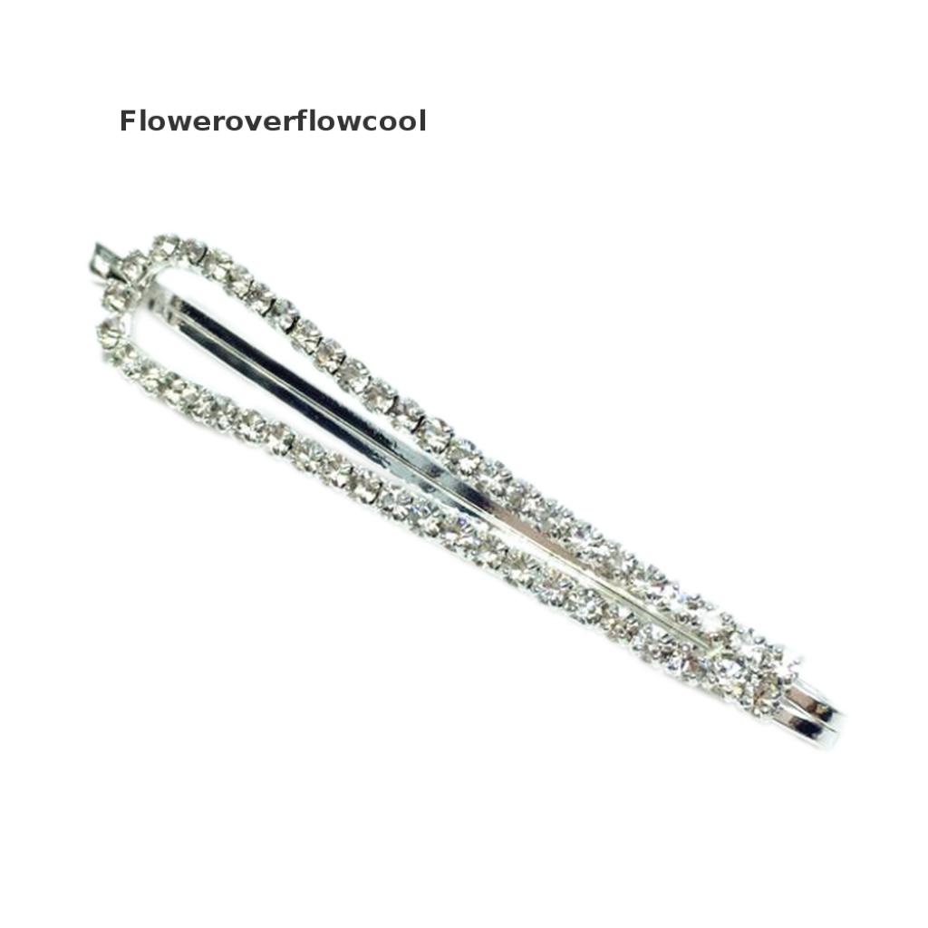 Kẹp Tóc Hình Hoa Đính Đá Pha Lê Thời Trang Mới Cho Nữ