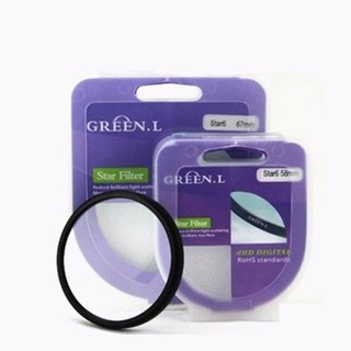 Filter hiệu ứng green.l star size 49