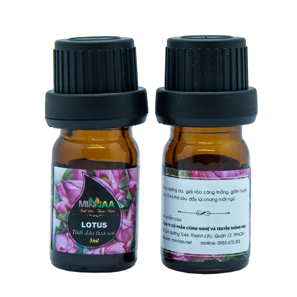 Tinh dầu thiên nhiên hương Hoa Sen 5ml khử mùi hiệu quả