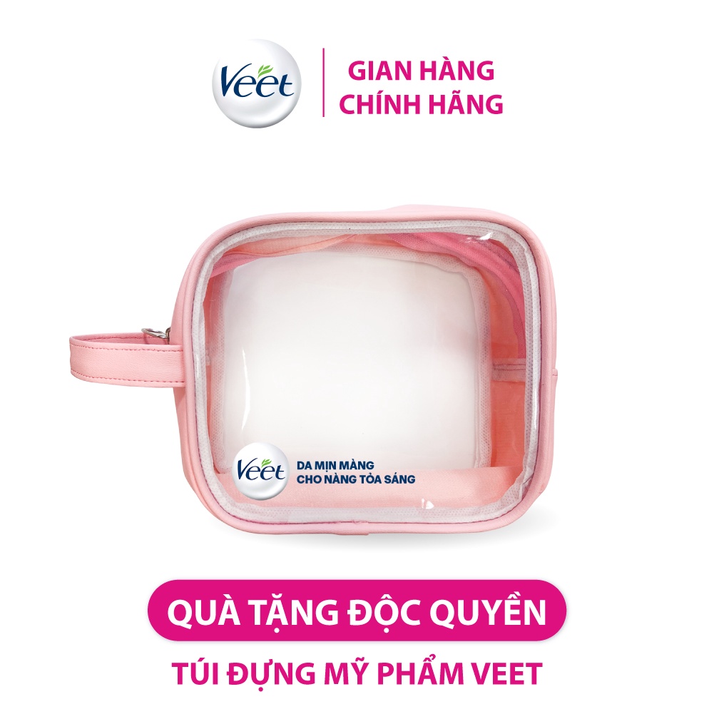 [Quà tặng không bán] Túi Đựng Mỹ Phẩm Veet Cao Cấp