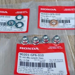 Bộ ốc đầu dream wave chính hãng honda