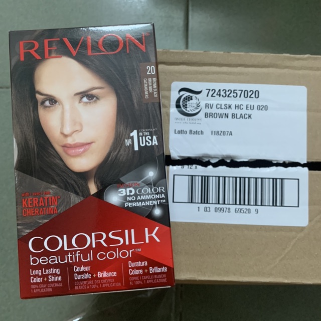 Thuốc nhuộm tóc REVLON MỸ màu 20 - NÂU ĐEN | BigBuy360 - bigbuy360.vn