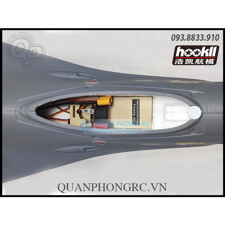 Máy Bay Hookll F16 Fighting Falcon 70mm EDF Wingspan 710mm Airplane PNP
