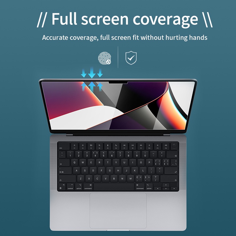 Kính Cường Lực Bảo Vệ Màn Hình Chống Tia Sáng Xanh Cho laptop 2021 new macbook Pro 14 16 A2485 A2442 Pro 13.3 Air 13.6 2022 M2 A2681 Mờ/matte