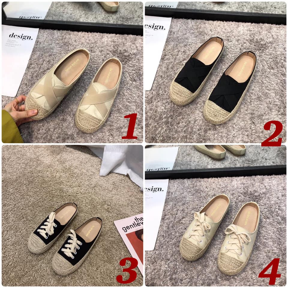 Giày cói hở gót | BigBuy360 - bigbuy360.vn