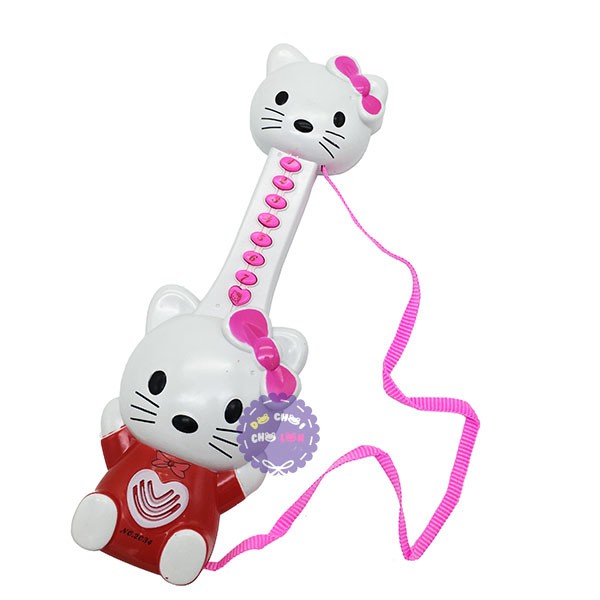 Đồ chơi đàn guitar Mèo Kitty dùng pin có nhạc tiếng Việt