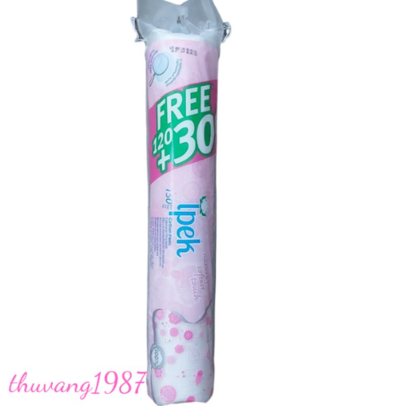 Bông tẩy trang IPEK 150 miếng
