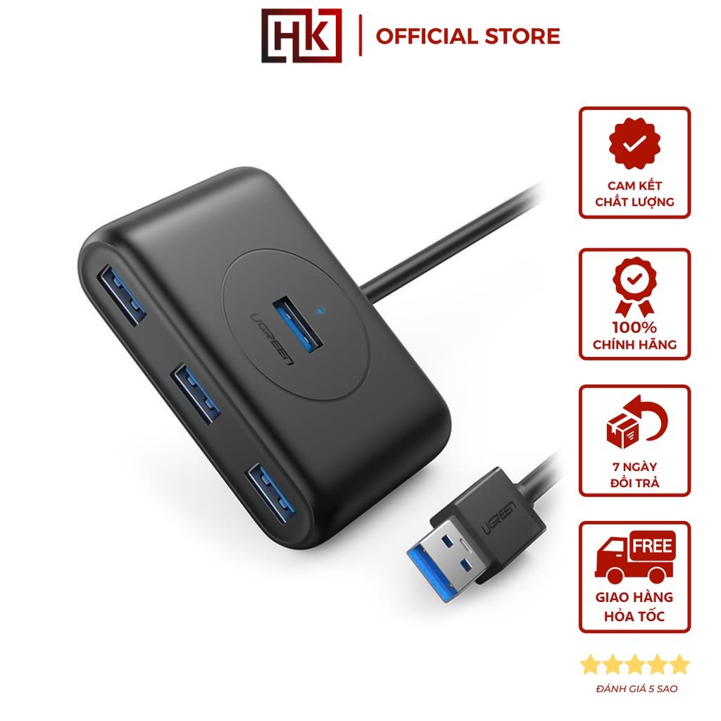 Hub USB 3.0 4 cổng tốc độ 5Gbps UGREEN CR113 - Hàng chính hãng