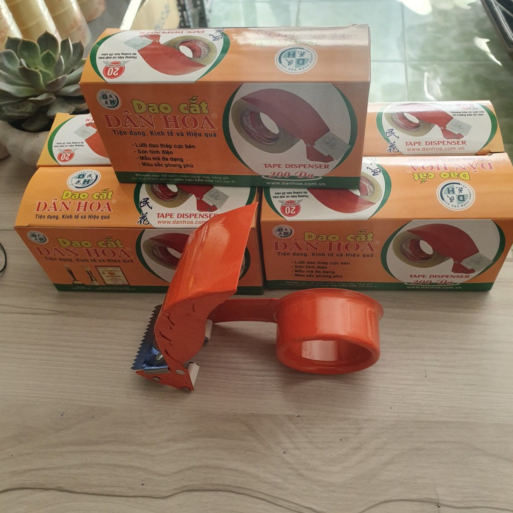 Dao cắt băng keo 5cm loại lớn cắt cuộn keo 300y 500y và cuộn 1kg