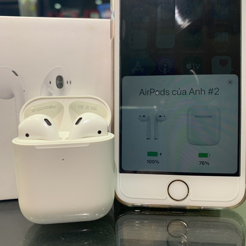 *[Airpods 2] hàng 1.1: Tai nghe bluetooth chíp Jerry A8 cao cấp, dùng cho cả IOS, Android, BH 6 THÁNG 1 ĐỔI 1. | BigBuy360 - bigbuy360.vn