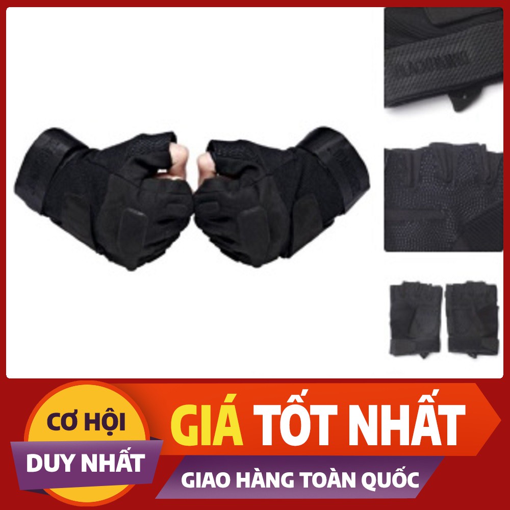 [HOT] Găng Tay Hở Ngón Diều Hâu BlackHawk ⚡Siêu Sale⚡ Loại Tốt [ẢNH THẬT]