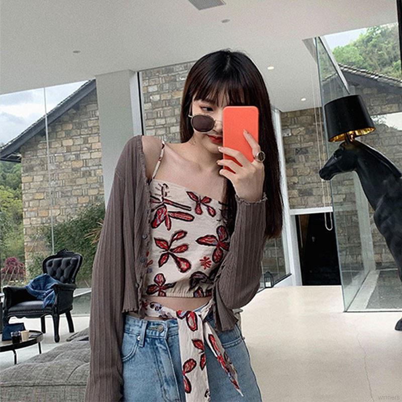 Áo Khoác Cardigan Mỏng Cổ Chữ V Chống Nắng Thời Trang Dành Cho Nữ | BigBuy360 - bigbuy360.vn