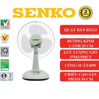 Quạt bàn senko B1213 ( mẫu mới )