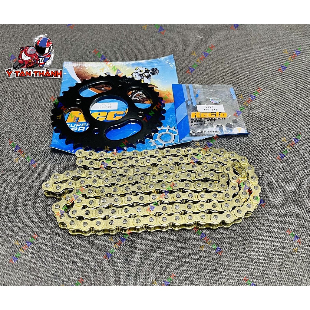 nhông sên đĩa recto xe su viva Fi MS 205