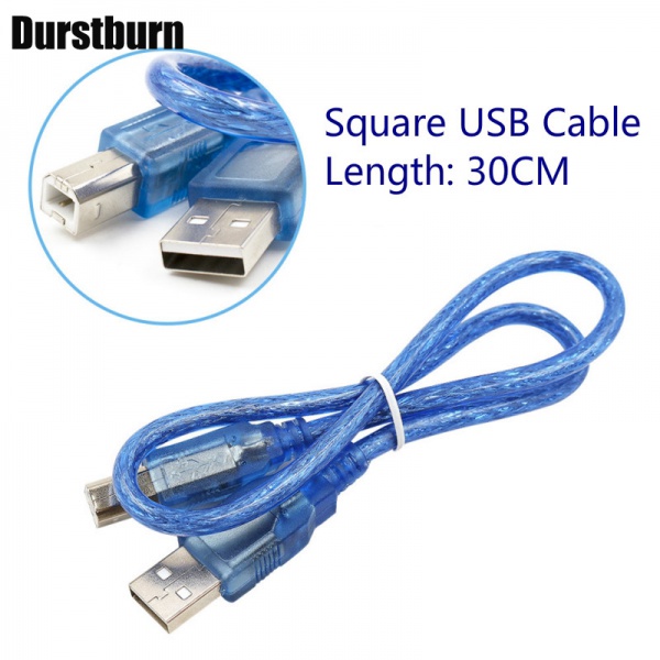 Cáp USB Mini / micro / Vuông Cho Arduino UNO R3,Mega 2560,Nano,Due R3,Leonardo,Pro micro,Pro Mini Board 30CM