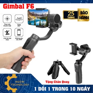 Gymbal quay phim F6, bắt nét tốt, thời gian sử dụng lên đến 10 tiếng liên tục, Chân quay chống rung
