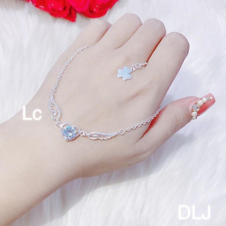 Lắc chân nữ bạc ta đôi cánh thiên thần