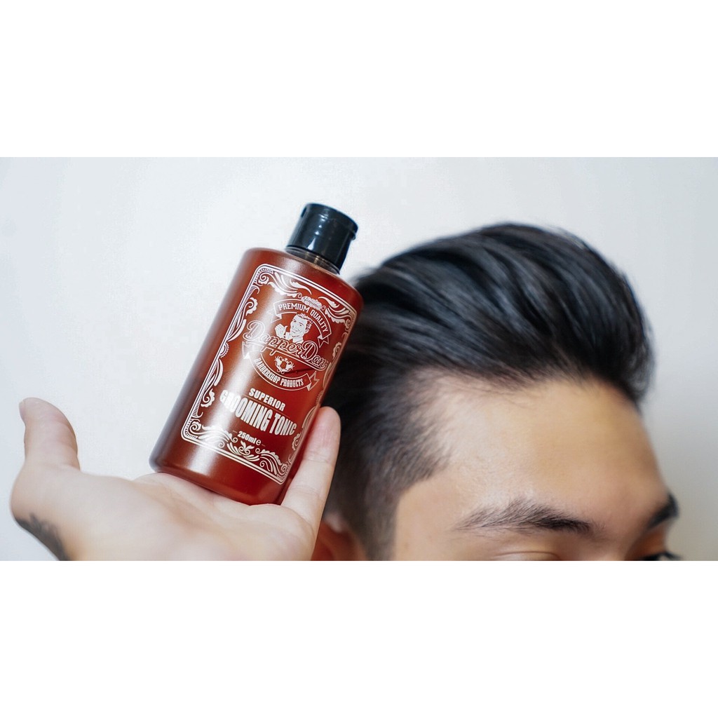 Dưỡng Tóc , Tạo Phồng Chai Đổ DAPPER DAN Grooming Tonic 250ml + Lược Chải Tóc Texture