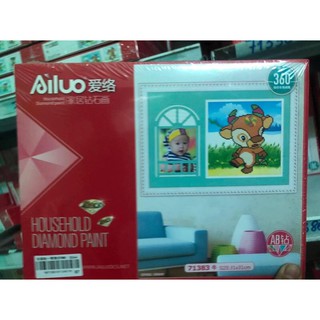 Tranh đính đá Giáp Con Trâu 71383 (31x31) chưa đính