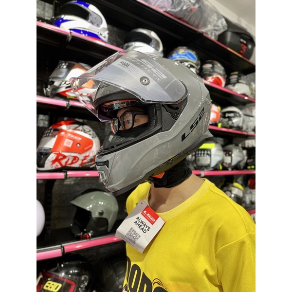 Mũ nón bảo hiểm fullface FF800 2 kính LS2 Storm Nepa