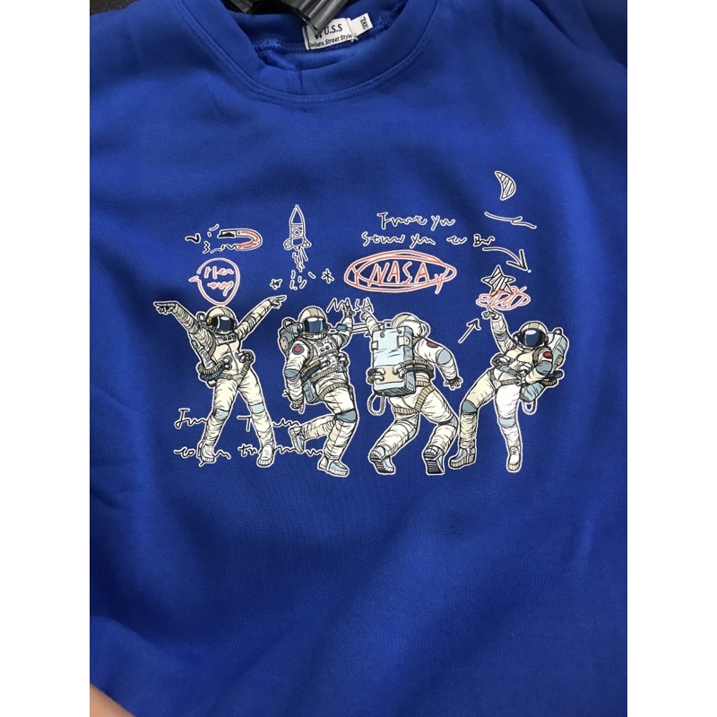 Áo sweater - Áo nỉ bông tay dài UNISEX NE398